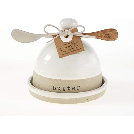 Stoneware Butter Dish: A Classic Kitchen Essential