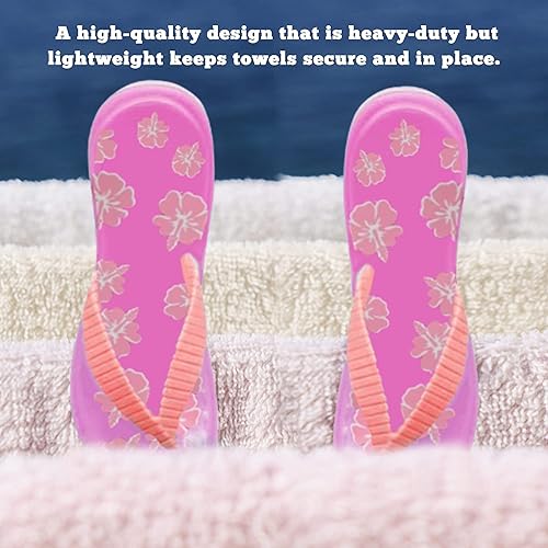 Miniatura 3 de PERFORMORE Clips para toallas de playa, paquete de 2, clips portátiles para toallas, clips de seguridad para sillas de playa, terraza, patio,
