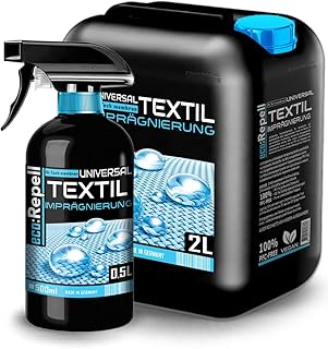 eco:Repell 2,5L Universal Textil imprägnierung - Imprägnierspray für alle arten von Textilien wie Markise Polster Möbel So...