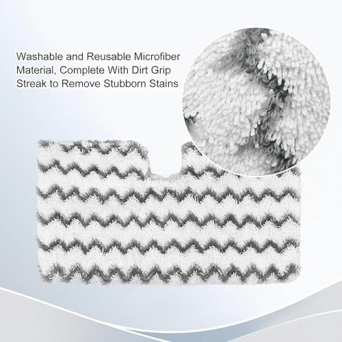 Miniatura 3 de Almohadillas de repuesto para trapeador de vapor Shark S3500 Series S3501 S3601 S3550 S3901 SE450 S3801CO S3601D S2901 S2902 Shark Steam Pocket Mop,