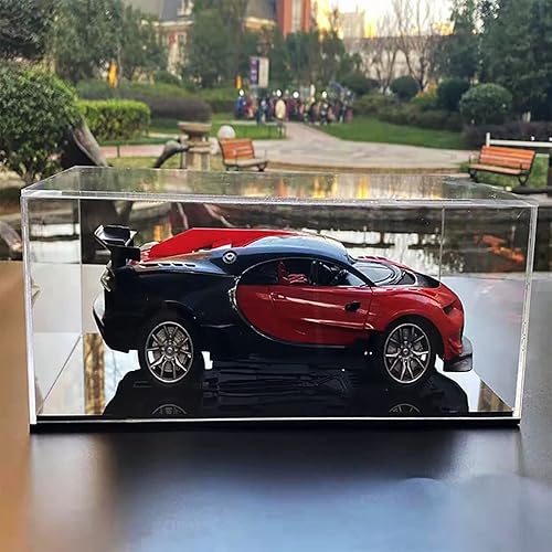 Miniatura 7 de Caja expositora de acrílico transparente, versátil exhibidor de coleccionables, a prueba de polvo con base gruesa, para exhibición, figuras de