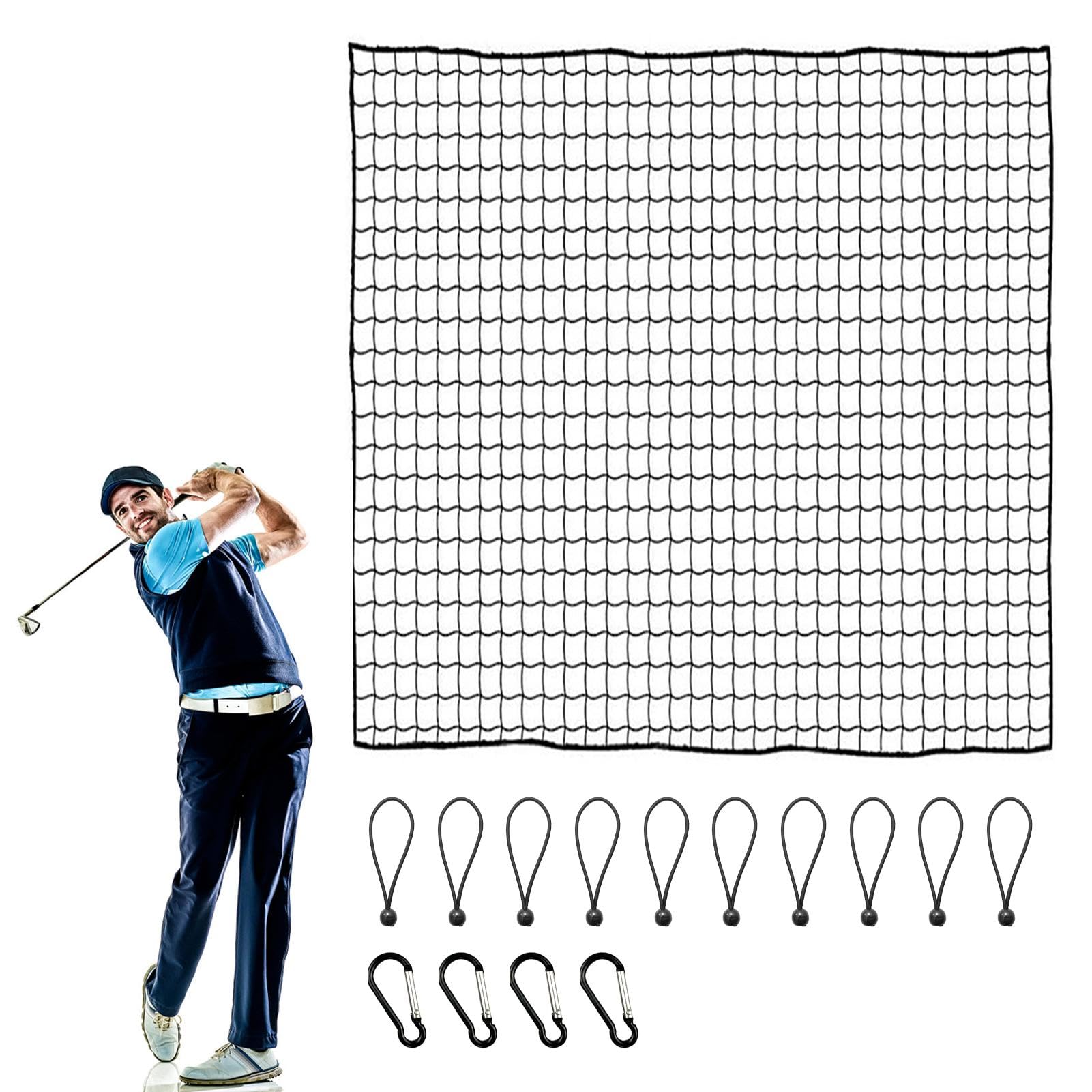 Filet de pratique de golf, filet de frappe, filet d'entraînement de golf pour jardin, Filet de frappe de golf résistant à l'usure pour l'entraînement en plein air, L'entraînement au golf aide à bloque