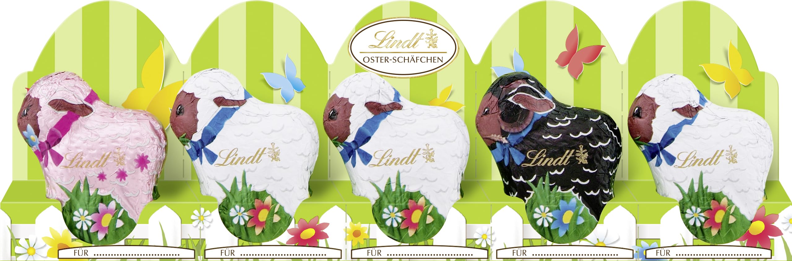 Lindt & Sprüngli Osterschaf Mini, 5er Pack (5 x 50 g)