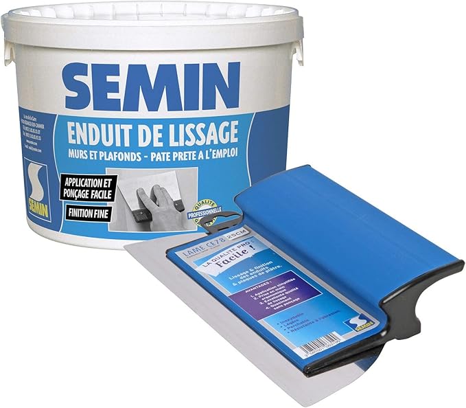 Semin A05267 Paste Smoothing Sealer for Walls and Ceilings, Interior, 4