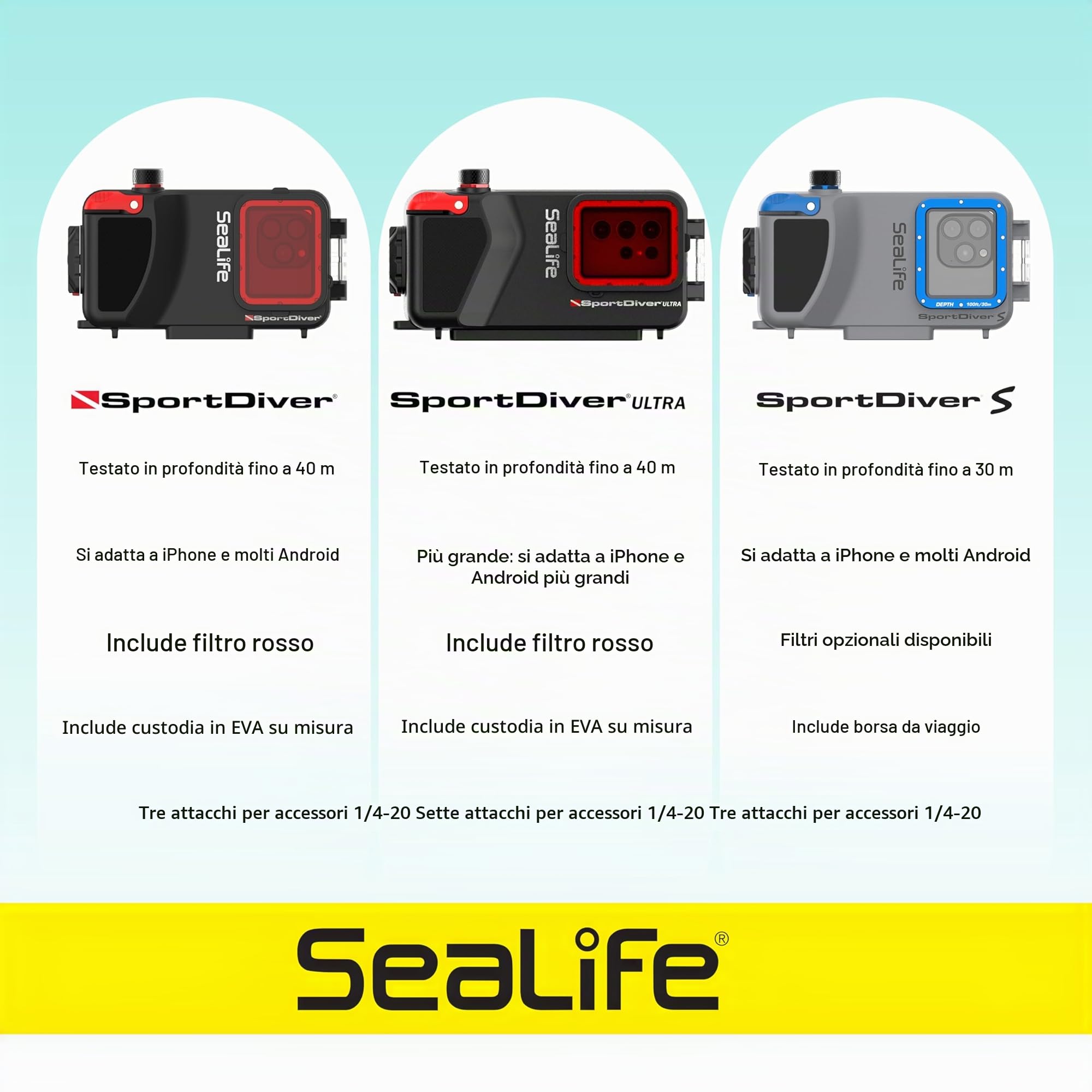 SeaLife SportDiver Ultra Underwater Smartphone Housing (SL405)