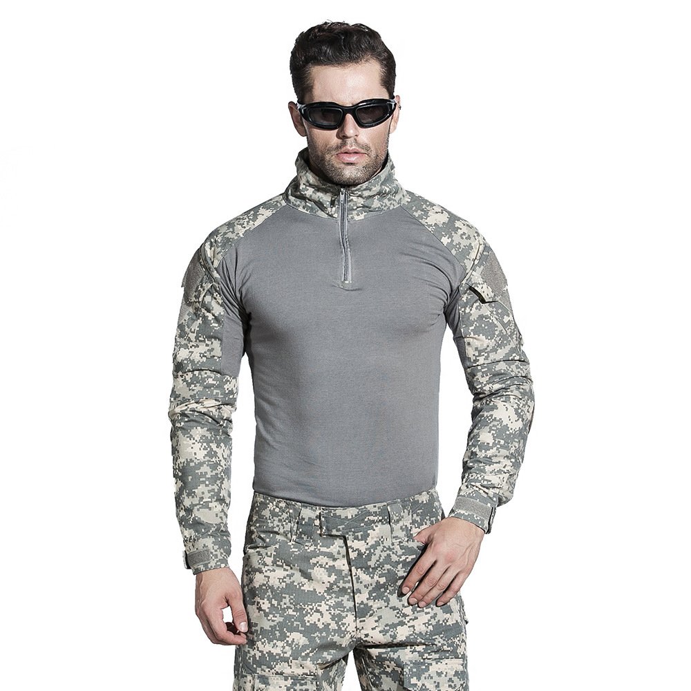 SINAIRSOFT Tactical Pants Shirt with Knee Pads Army Airsoft Combat BDU Pants Shirt — view 5