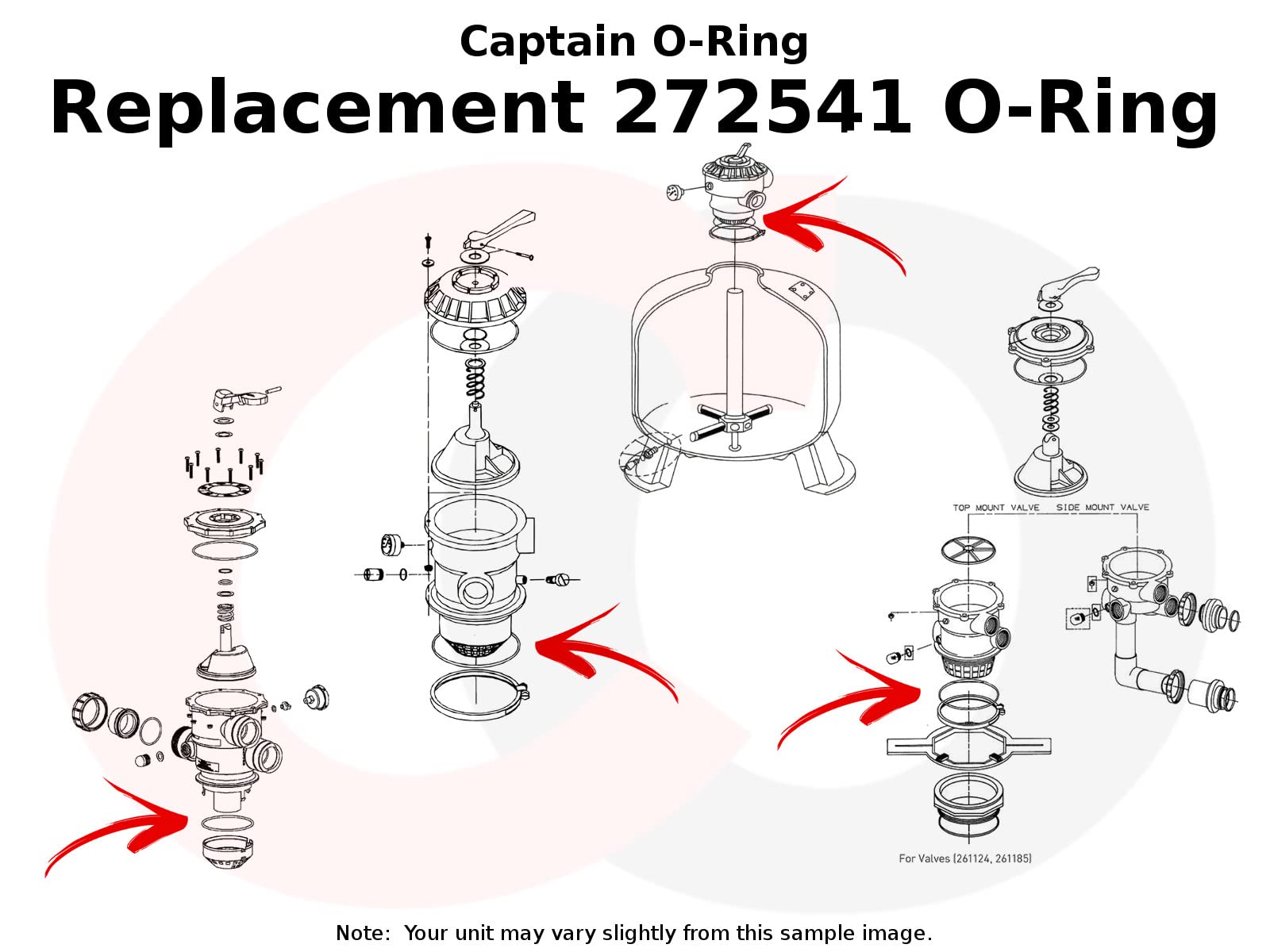 Amazon.com: Captain O-Ring Replacement 272541 O-Ring for Pentair