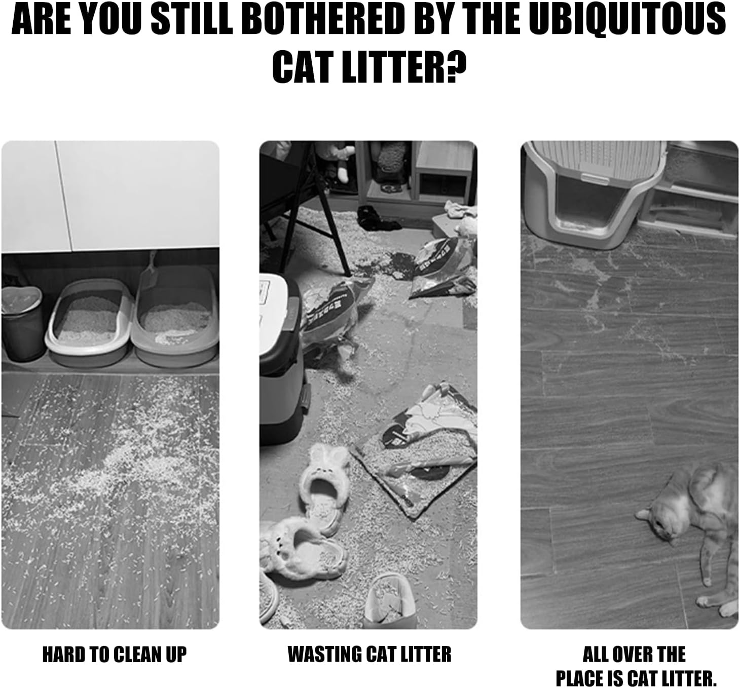 Multiple Use Silicones Pet Mats Slip for Cats Feeding and Litter Easy to Floor Protectors Cats Playing Mats