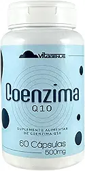 Coenzima Q10 Suplemento Alimentar 100mg Ubiquinona Sem Glúten 60 Cápsulas VitaGenus