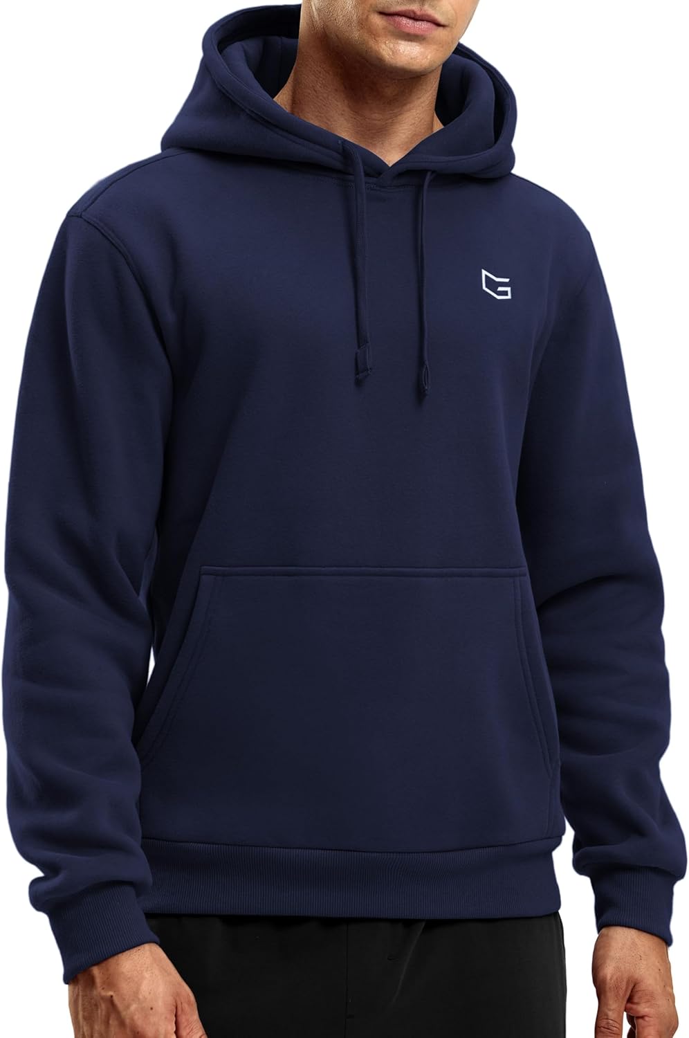 G Gradual Men's Fleece Hoodies Pullover Soft Warm Athletic Workout Gym Hooded Sweatshirt for Men with Pockets