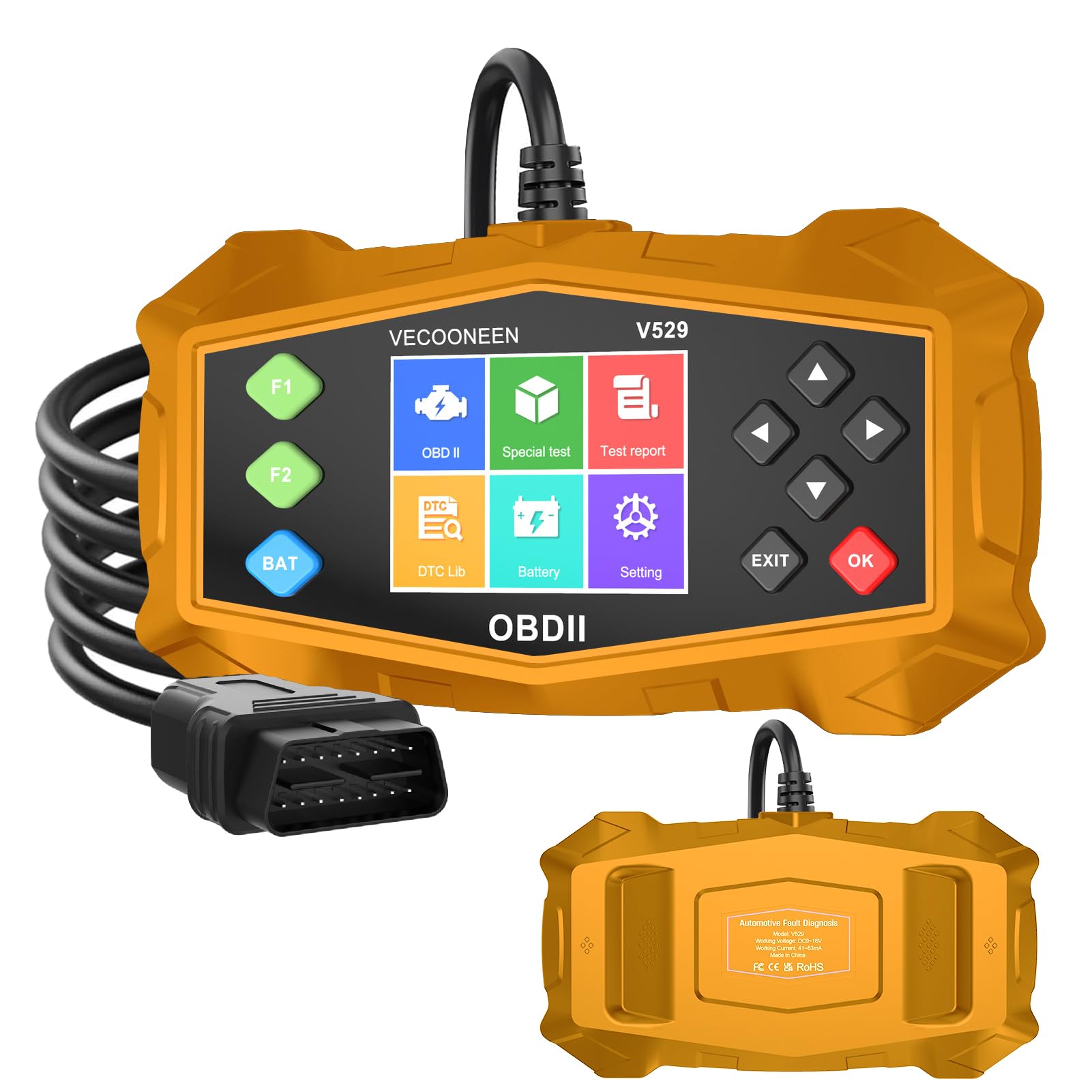 Amazon.com: OBD2 掃描器條碼讀取器工具:OBD 汽車診斷掃描工具- 自1996