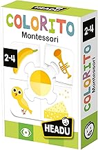 Headu - Colorito Montessori - Recognize And Match Colors! | Educational Game 2, 3, 4, 5 Years, Montessori Educational Game, Children's Gift, Girl Gift, Boy Gift, Made in Italy