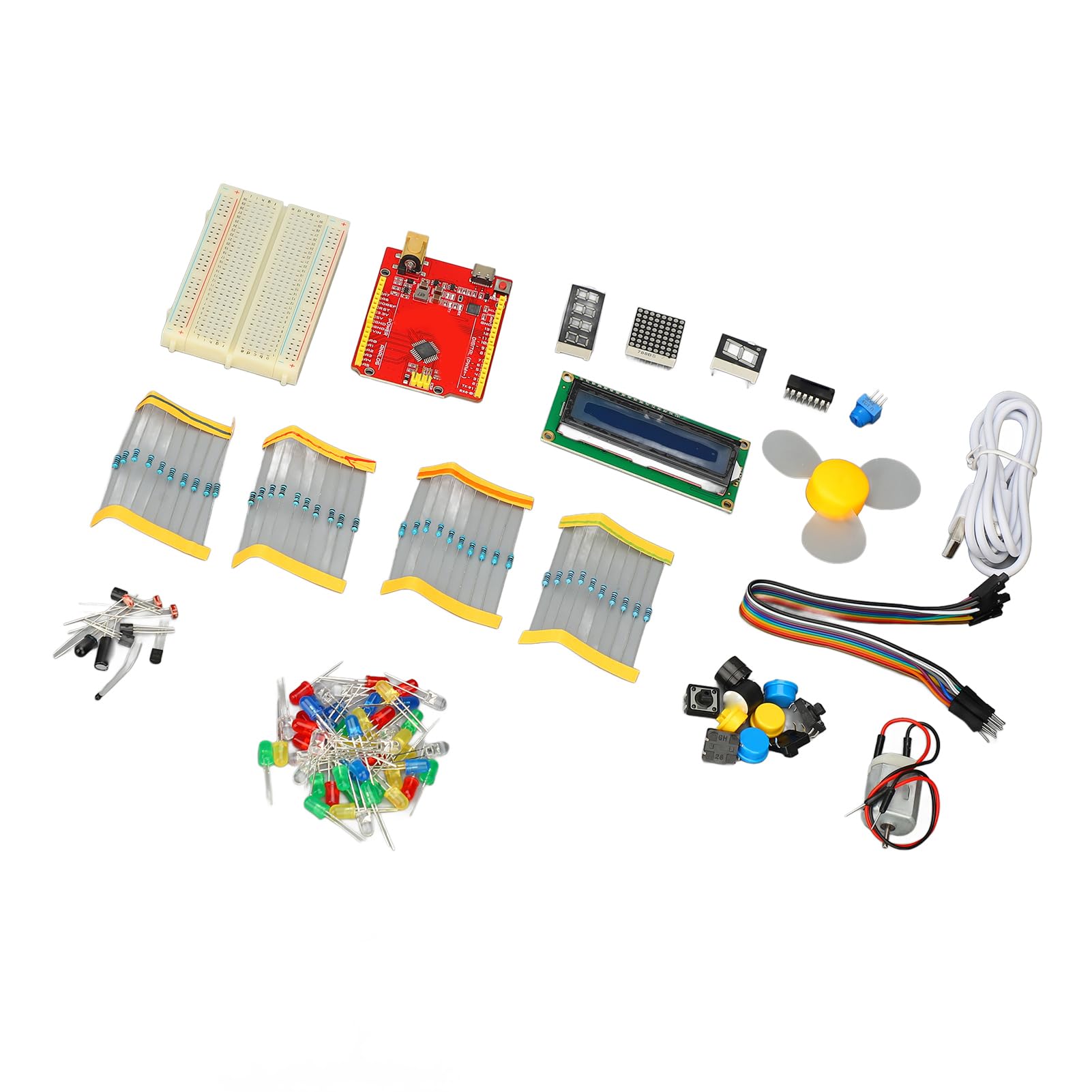 Generic Kit Completo di Programmazione Fai-da-te per Scratch e Mixly con LED e Sensori per Studenti e Hobbisti Plastica ABS