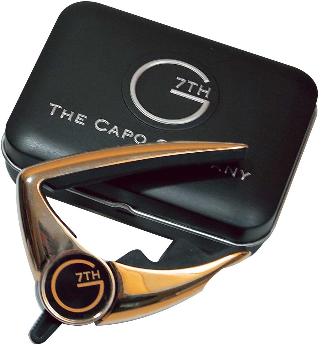 G7th Acoustic Guitar Capo with Tin - Gold Finish