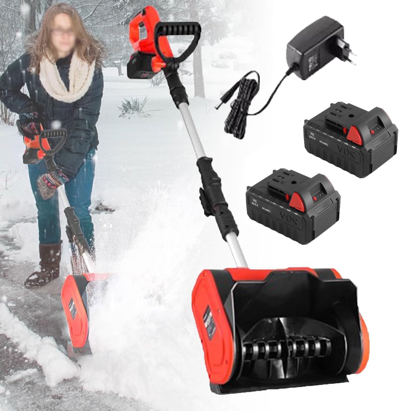 Pelle à neige batterie lithium 4Ah souffleuse électrique sans fil