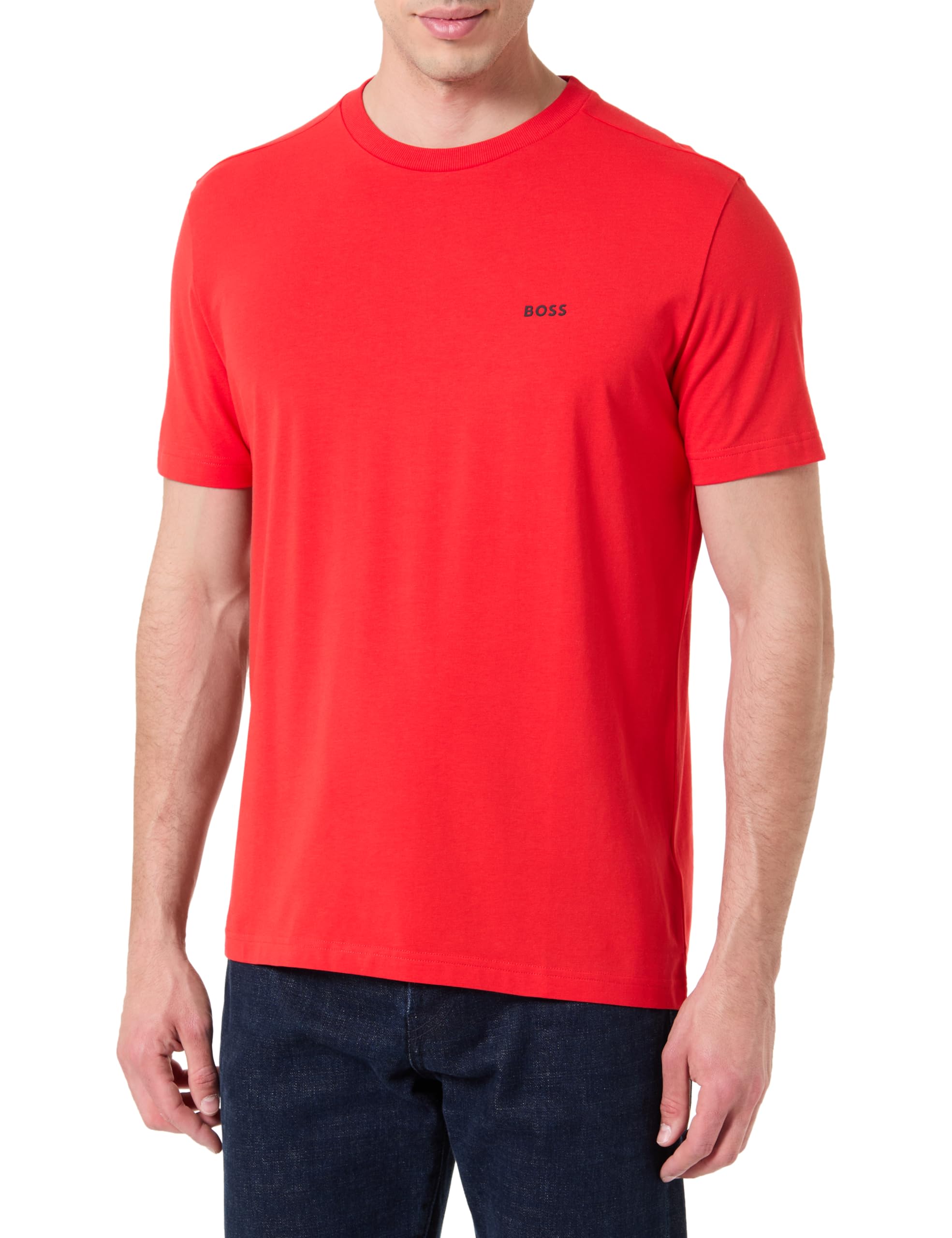 BOSS Chest Logo T-Shirt, Red, Size M, Men