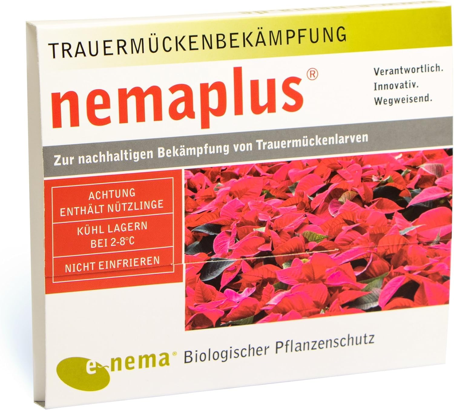 nemaplus Nematoden - 3 Mio. für 6m² Blumenerde oder 30 Pflanzen (Steinernema feltiae)