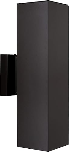 Luminance F6891-31 Luz moderna para exteriores del hogar  Aplique de pared de aluminio  Resistente a la intemperie para fuera de casa, porche,