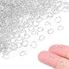400pcs 1564 Silver Tiny Jump Rings for Jewelry Making Replacement, Open Jump Ring Metal Jewelry Findings for Bracelets Necklaces Earrings Keychains Connectors Loops Repair Hardware