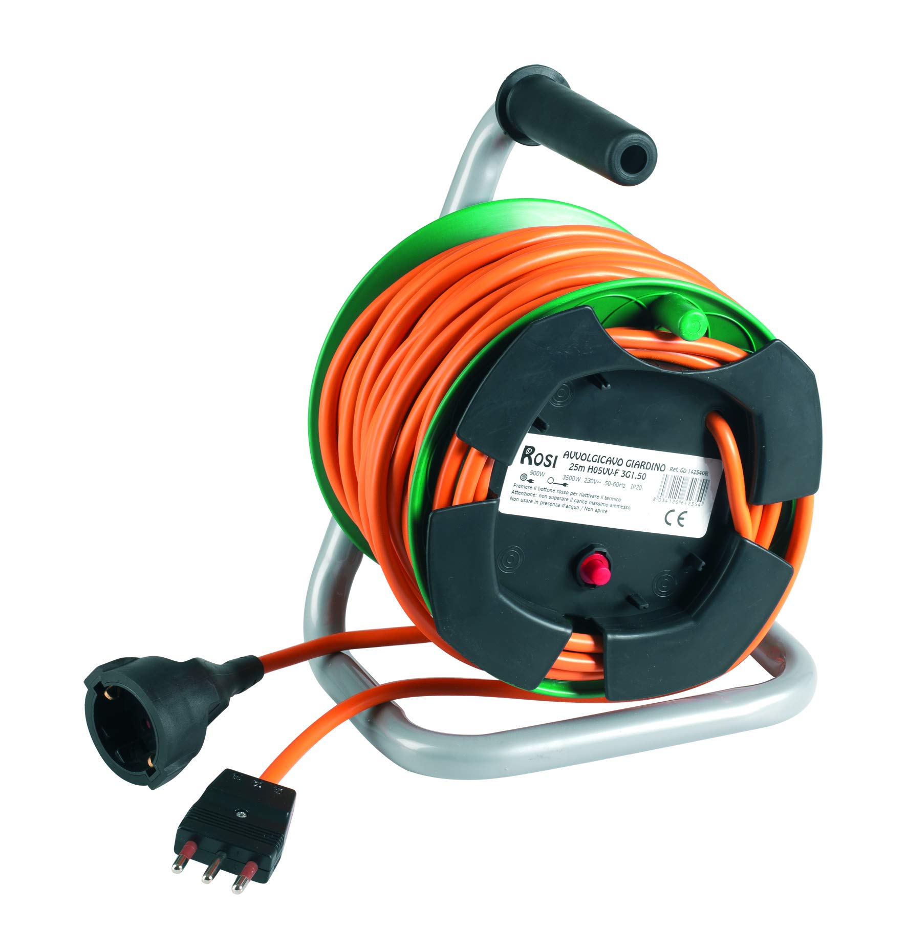 Enrollador de cable de jardín