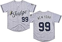 Youth New York Yankees 99 Stitched Baseball Jersey Kids Hip Hop Uniform Shirt for Sports & Parties