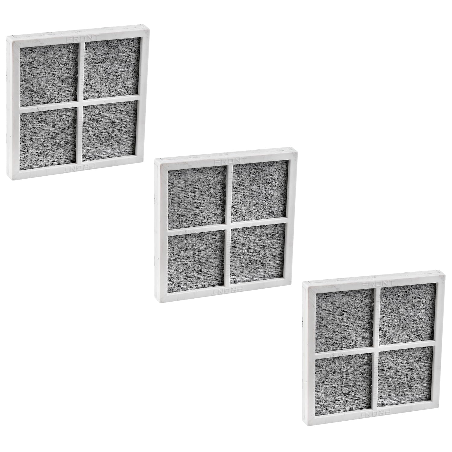 Bojueshaw 3-Pack Refrigerator Air Filter, Fresh Air Filter, Replacement Parts for LG LT120F Series and Compatible LG Models, Activated Carbon and Plastic Material