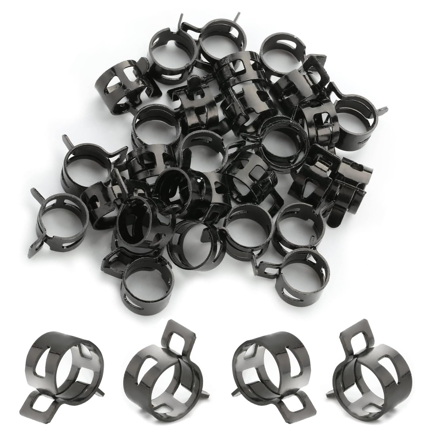 Vegena Kit Filtro Tubo Carburante Benzina A Vuoto, 2m 5mm Linea Carburante Gasolio E 2pz 6mm/8mm Filtri Carburante E 10pz Fascette Stringitubo Per Moto E Auto