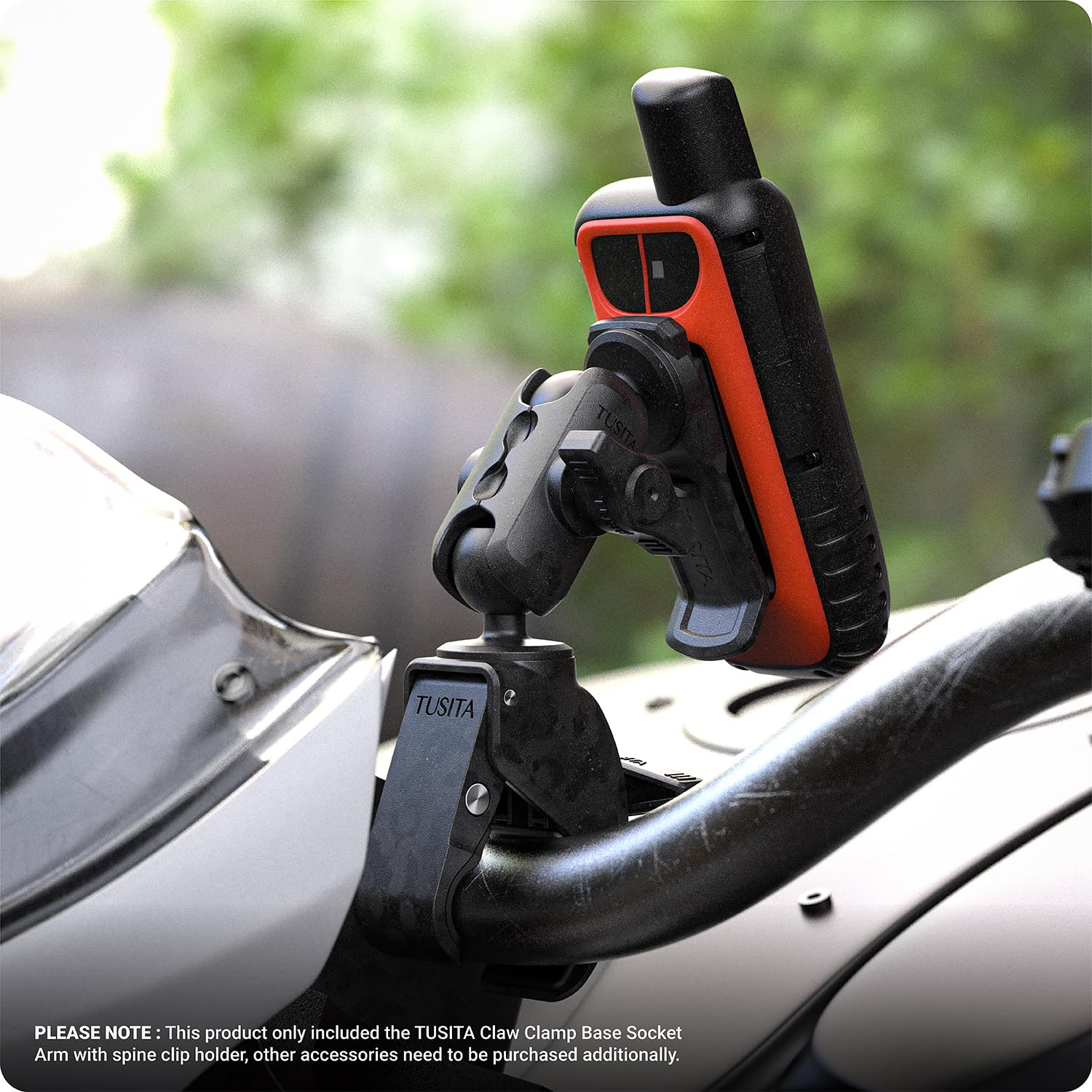 TUSITA Motorcycle GPS Mount Compatible With Garmin Montana, Zumo XT GPS