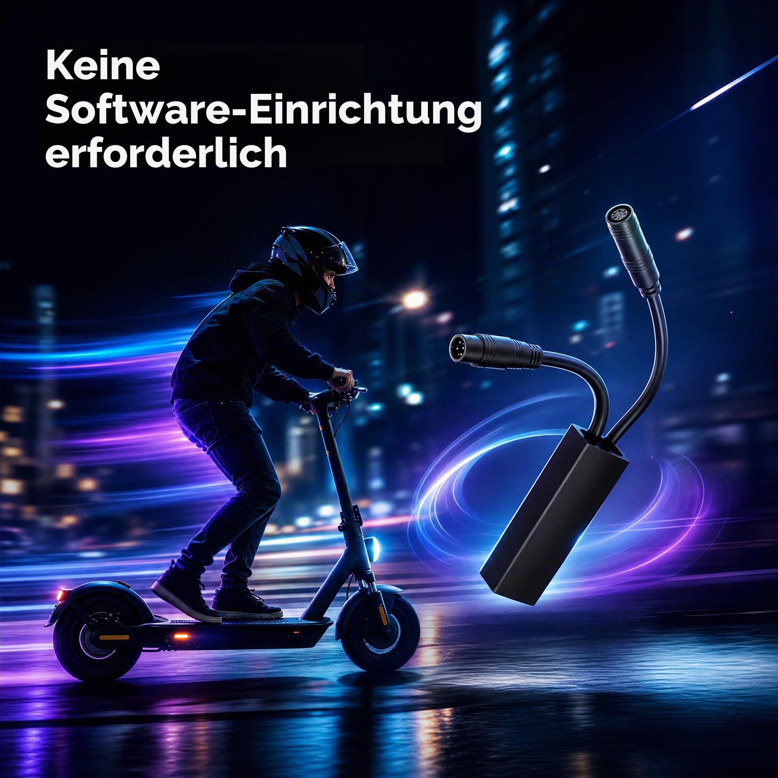 Tuning Chip, E-scooter Tuning Chip Unlock Cable für Segway Ninebot Max G3 D Elektro Scooter Upgrade Travd 40 km/h Benutzerdefiniertes Lastloses Geschwindigkeitsfreigabekabel Schnellumschalttaste