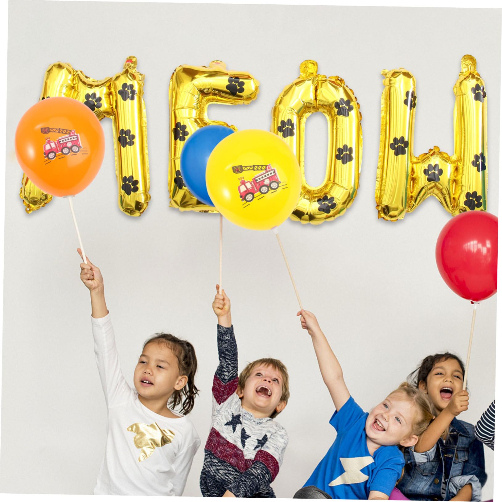 Abaodam 6sätze Folienballons Mit Krallenstickern Kreative Geburtstagsdeko Für Partys Geeignet Für Zuhause Bar Und Clubgestaltung Vielseitig Einsetzbar Für Fenster Tisch Und Tür