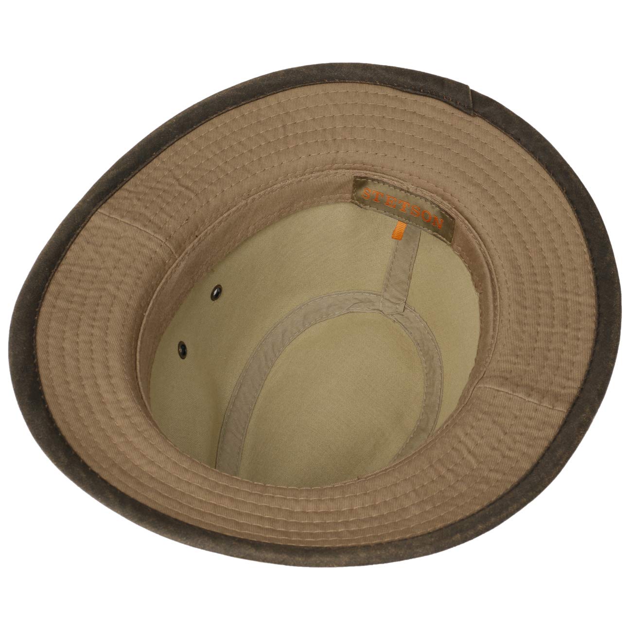 Stetson Cappello Traveller Uomo con Protezione UV40 Cappello Sole Ripiegabile Indeformabile Used Look Tessuto Primavera Estate