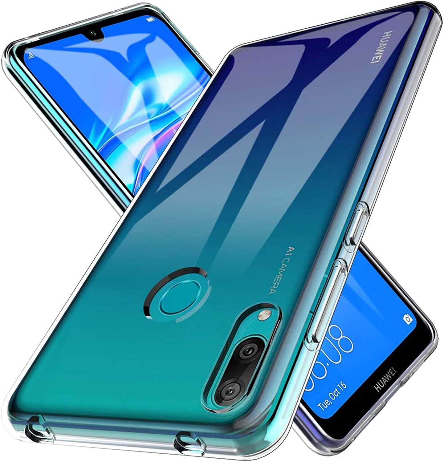 Coque pour Huawei Y7 2019 / Y7 Pro 2019 / Y7 Prime 2019 / Y7S 6.26 inches , Étui en Silicone