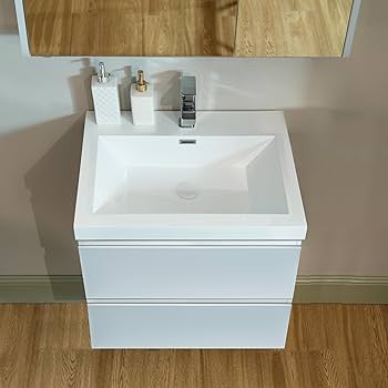 chiiibag vanityホワイト Wyndham Collection Beckett 60 in. W x 22 in. D Single Bath