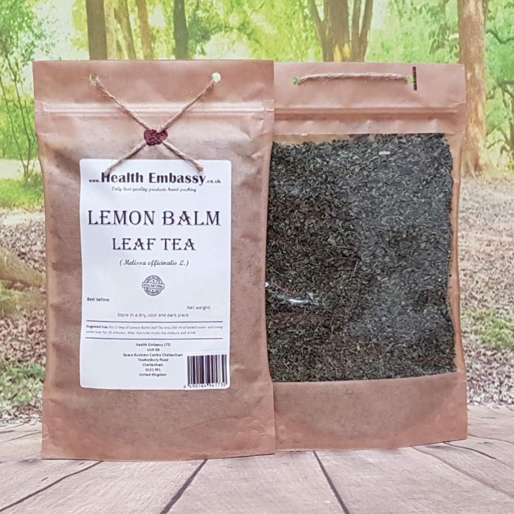 Health Embassy Lemon Balm Leaf | Melissa Officinalis L | Herbal Tea (100g)