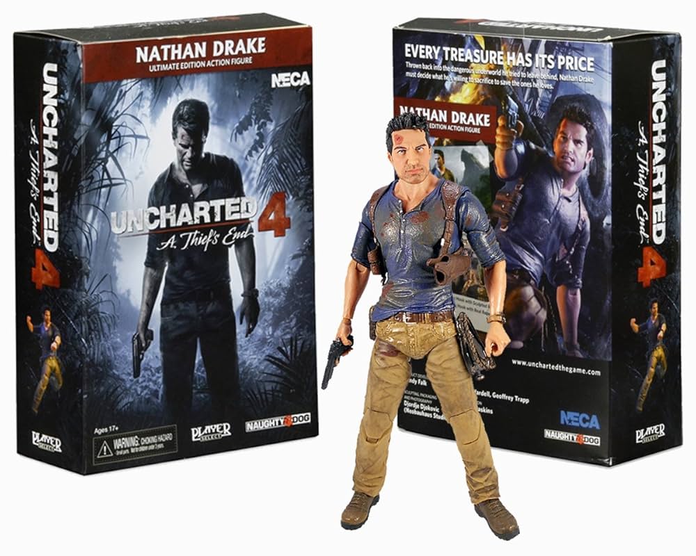 NECA Nathan Drake フィギュア Uncharted 4 Neca Uncharted 4 - 7 