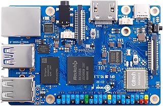 3B 4G RK3566 Quad Core 64 Bit Single Board Computer, 1.8 GHz Frequency WiFi Bluetooth Open Source Board Run Orange Pi OS, Android, Debian, Ubuntu, OpenHarmony (Pi 3B 4GB)