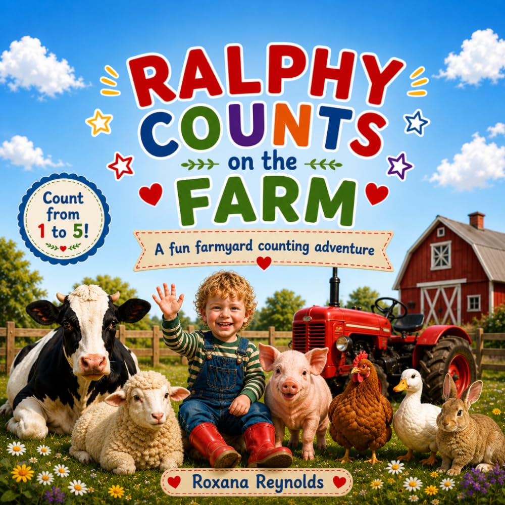 Ralphy Counts On The Farm: A fun farmyard counting adventure