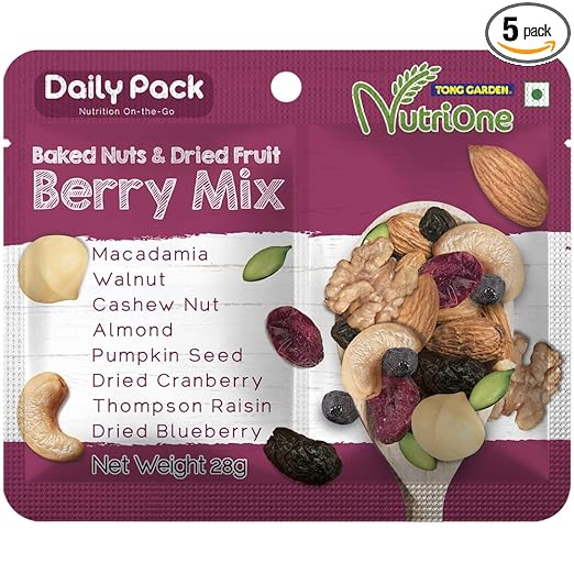 Imported - Baked Nuts & Dried Fruits, Berry Mix 28g Pack of 5
