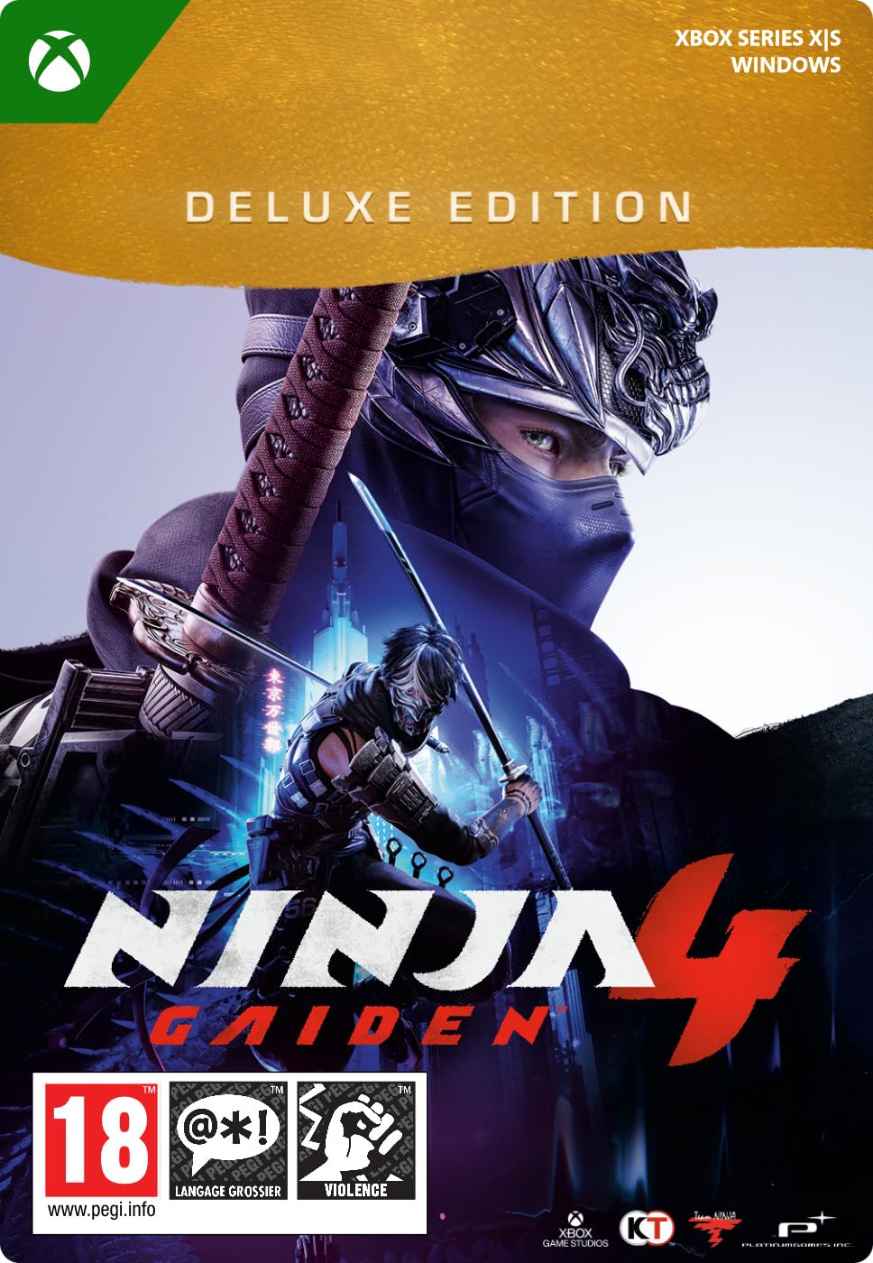 NINJA GAIDEN 4 - Deluxe | Xbox Series X|S – Code jeu à télécharger