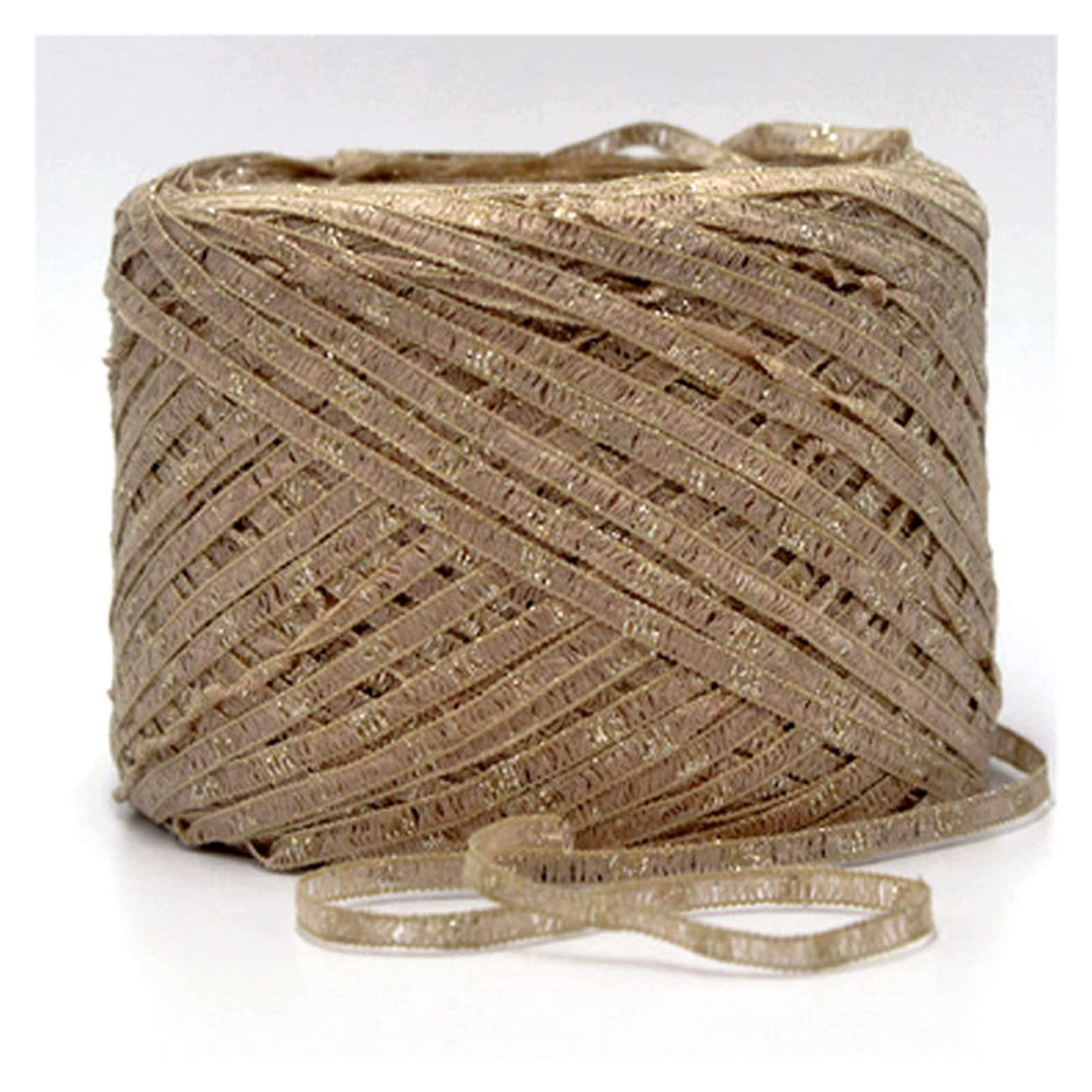 250g Band Metallic Baumwollgarn for Hand Strickart Häkelgarn for Schal Häketer DIY. Stricken (Color : 05)