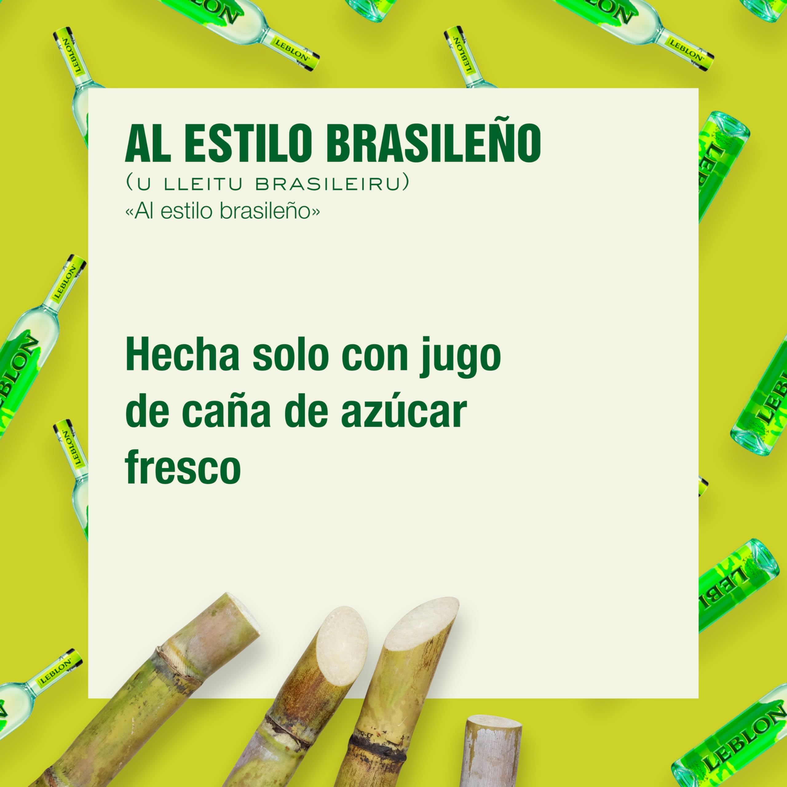 Leblon Cachaça, 40% vol., 70 cl / 700 ml, Cachaça elaborada con caña de azúcar prémium brasileña, destilada artesanalmente y madurada en barricas de coñac de roble francés