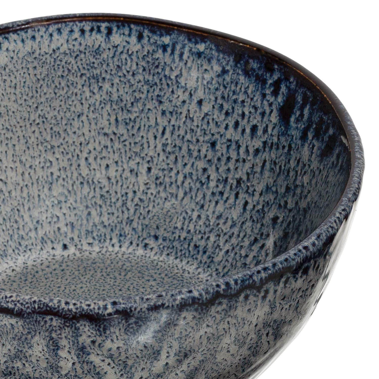 Leonardo Matera Keramik-Schalen, 6er Set, spülmaschinengeeignete Dessert-Schälchen, Müslischalen, Snack-Schüsseln, grau, Ø 12 cm, 380 ml, 018579 | hälchen, 1 mikrowellenfeste Snackschale, grau ø 12 cm 380 ml, 018579
