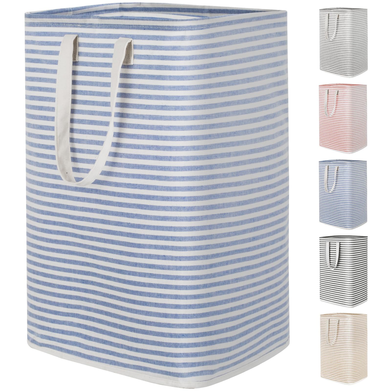 Lifewit 80L Large Laundry Baskets, Laundry Hampers Bags, 1 Pack, Blue