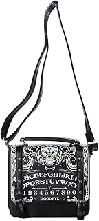 Ouija Board Small Gothic Adjustable Satchel Bag - Black/One Size