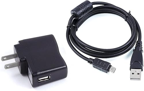 MaxLLTo Olympus Tough TG-860 TG-870 - Adaptador de corriente alterna USB, cable cargador de batería (5 pies extra largo) para cámara Olympus Tough
