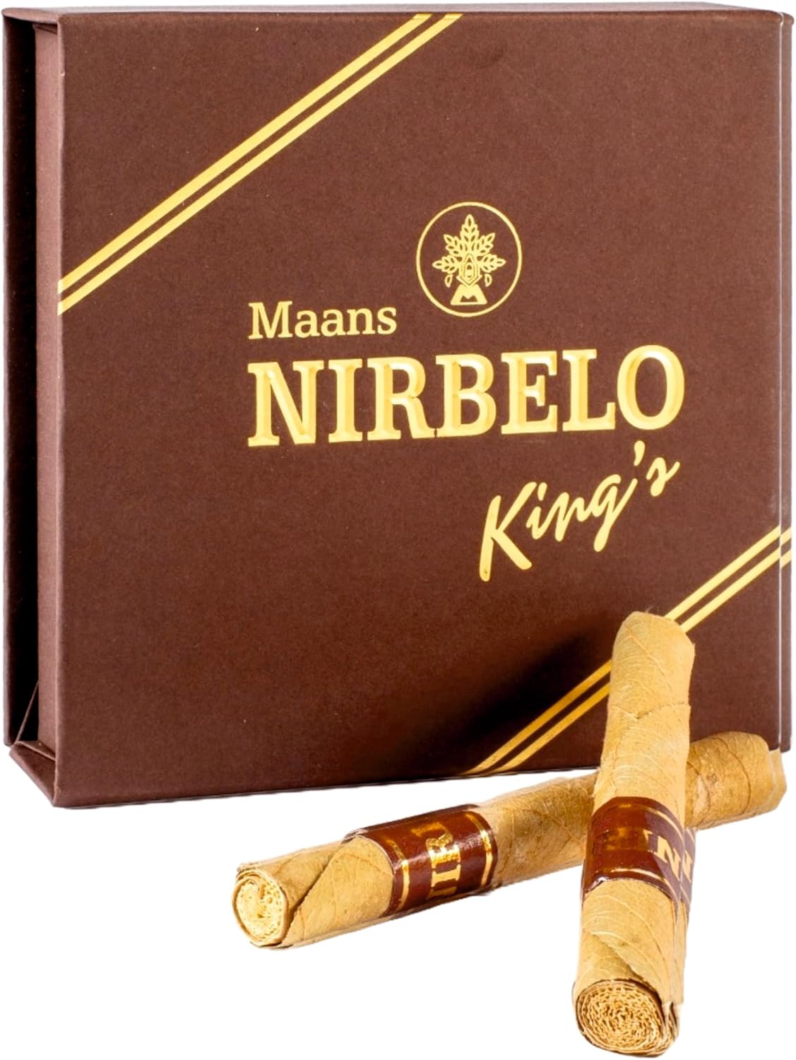 Nirbelo King's Premium Herbal Cigar 95mm Long with Corn Husk Filter 100