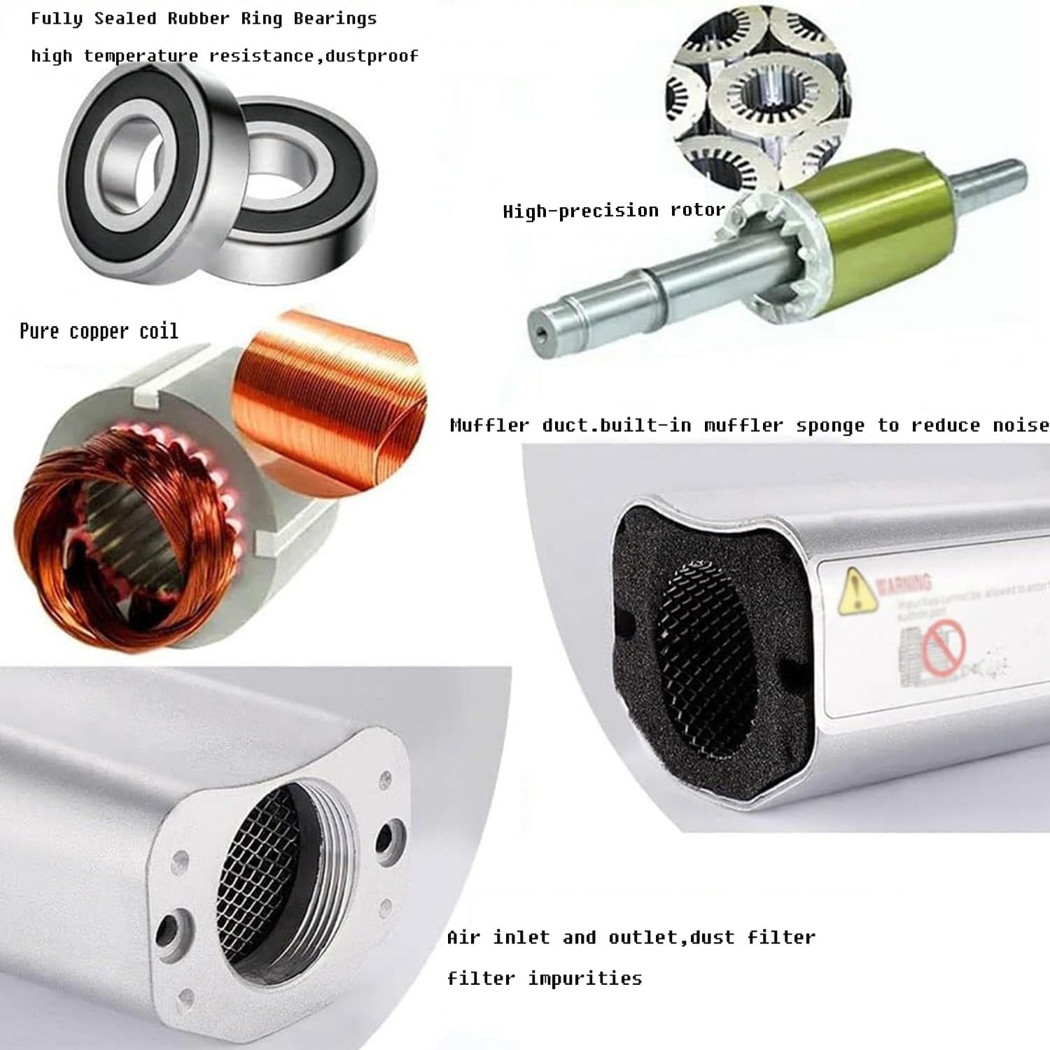 Dmuchawa regeneracyjna, wysokociśnieniowa dmuchawa pierścieniowa wirowa 220 V 50 Hz jednofazowa przemysłowa pompa próżniowa 120 W-1500 W Opcjonalnie do dmuchania powietrza lub ssania do napowietrzania