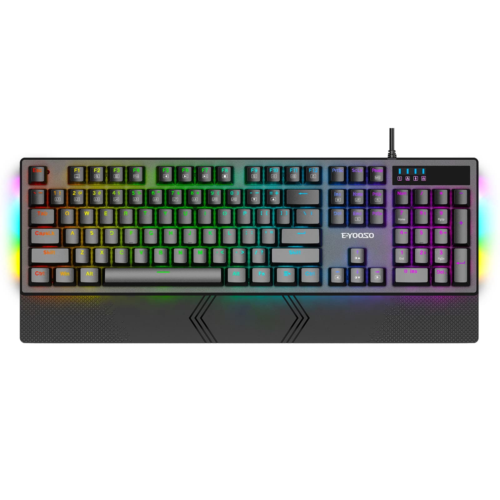Buy Mechanical Keyboard, EYOOSO Mechanical Gaming Keyboard 104 Keys