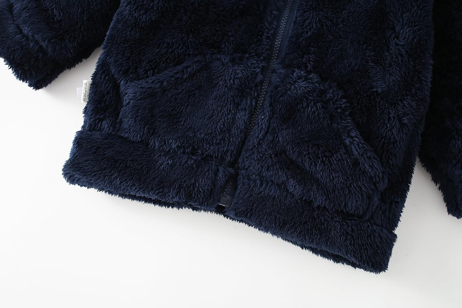 AIWUHE Toddler Boys Girls Hooded Fleece Jacket Teddy Coat Cute Bear Hoodie Zip Up Sherpa Winter Warm Outwear With Pocket 1-6Y