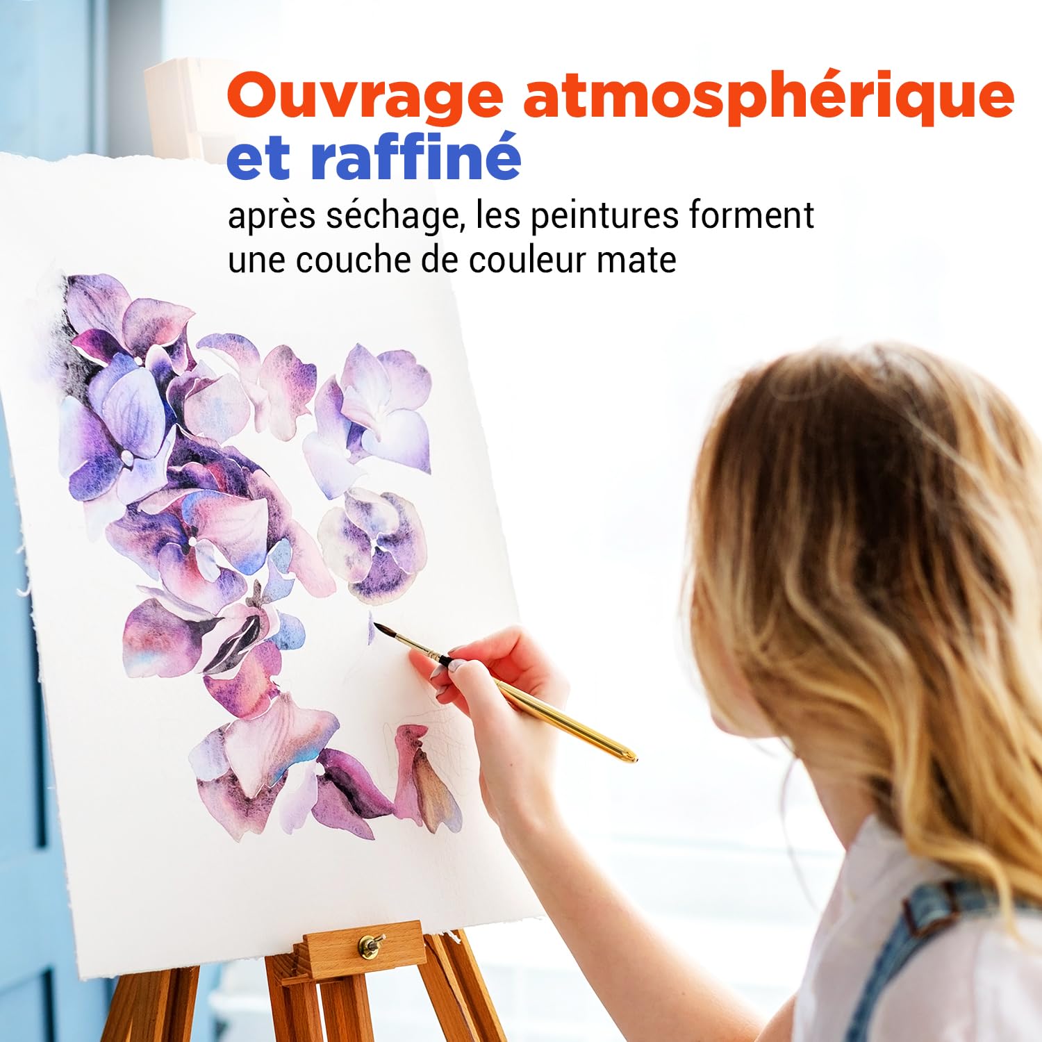 Kit Aquarelle Peinture – 35 x Godet Aquarelles Professionnelle Extra Fine Сlassique | Palette Aquarelle Adulte Portable pour Voyage et L’atelier D’artiste | Coffret en Métal